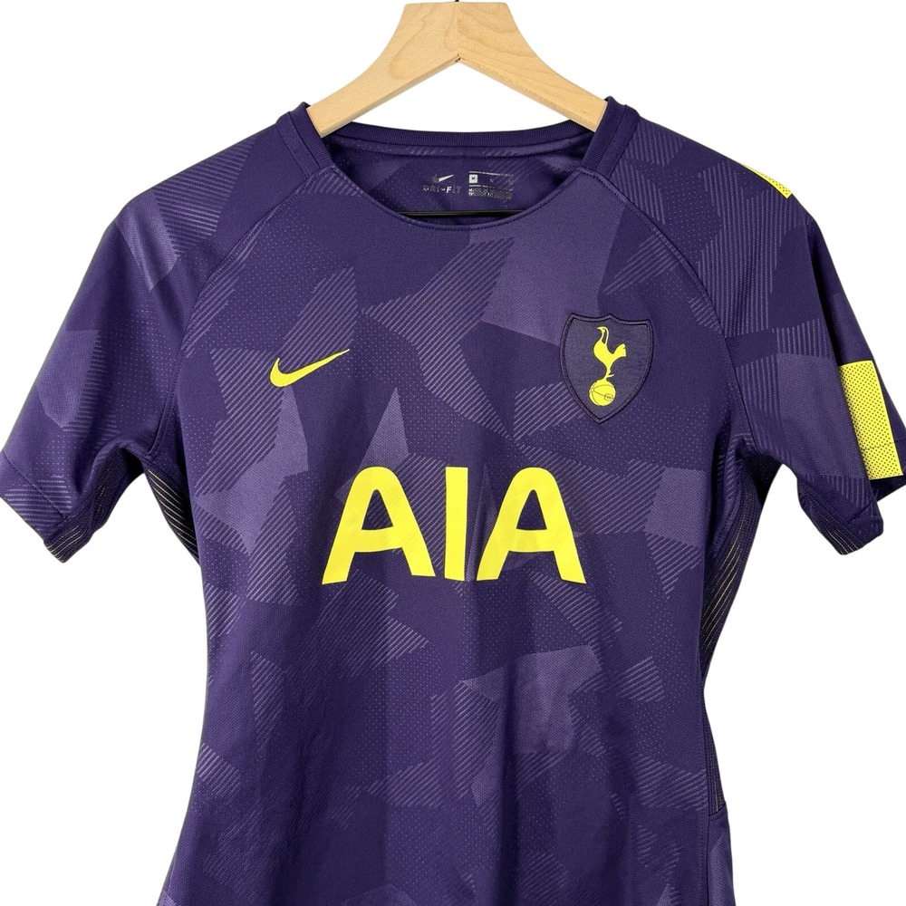 Nike Tottenham Hotspur 2018 Third Jersey Purple Yellow Spurs Soccer Womens M‎